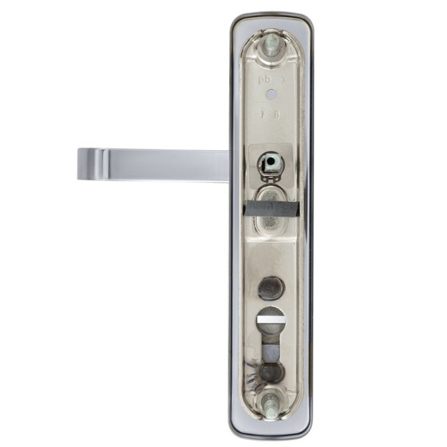 Фурнітура захисна ROSTEX *ASTRA R mov-mov DIN PLATE 90мм Хром_полірований 22мм 38-55мм 3клас Astra CR Комплект
