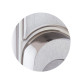 Фурнітура захисна ROSTEX DECOR R fix-mov DIN PLATE 90мм Хром_мат 23мм 40-45мм 4клас Ovalne/Baryt CR_MAT Комплект