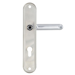 Фурнитура защитная Rostex DECOR R fix-mov DIN Plate 85мм хром мат 23мм 40-45мм 4клас Ovalne/Baryt CR MAT комплект Фурнитура защитная Rostex DECOR R fix-mov DIN Plate 85мм хром мат 23мм 40-45мм 4клас Ovalne/Baryt CR MAT комплект