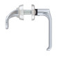 Фурнитура защитная Rostex DECOR R fix-mov DIN Plate 85мм хром мат 23мм 40-45мм 4клас Ovalne/Baryt CR MAT комплект