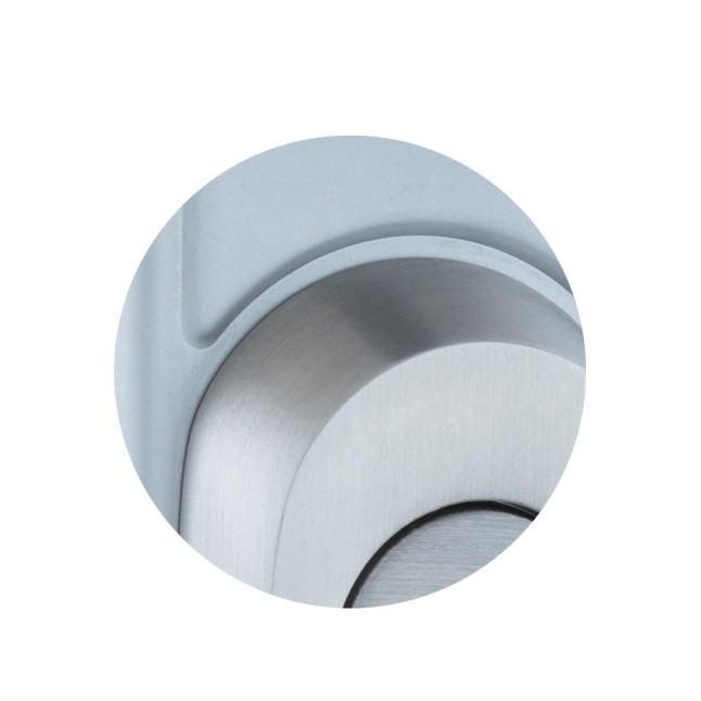 Фурнитура защитная Rostex DECOR R fix-mov DIN Plate 85мм хром сатин 23мм 40-45мм 4клас Ovalne/Baryt CR SAT комплект