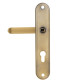Фурнитура защитная ROSTEX DECOR R fix-mov DIN PLATE 85мм титан PVD сатин 23мм 40-45мм 4клас Ovalne/Baryt TI SAT комплект
