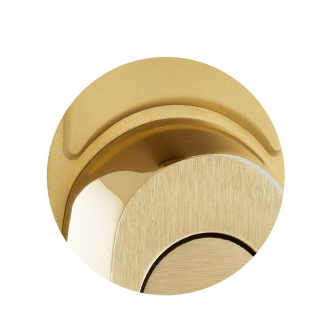 Фурнитура защитная ROSTEX DECOR R fix-mov DIN PLATE 85мм титан PVD сатин 23мм 40-45мм 4клас Ovalne/Baryt TI SAT комплект