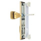 Фурнітура захисна ROSTEX R1/R4 R fix-mov DIN PLATE 85мм Титан_PVD 22мм 38-55мм 3клас Hranate/804 TI Комплект