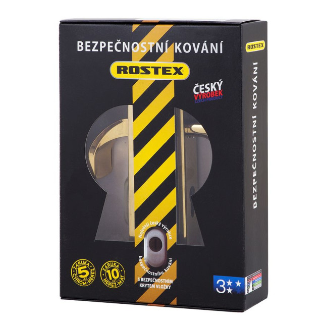 Фурнітура захисна ROSTEX R1/R4 R fix-mov DIN PLATE 85мм Титан_PVD 22мм 38-55мм 3клас Hranate/804 TI Комплект