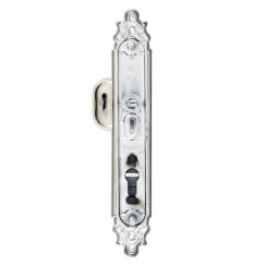 Фурнітура захисна ROSTEX OZDOBNA R fix-mov DIN PLATE 90мм Хром_мат 22мм 40-45мм 3клас Ovalne/Ozdobna CR_MAT Комплект, ліва Фурнітура захисна ROSTEX OZDOBNA R fix-mov DIN PLATE 90мм Хром_мат 22мм 40-45мм 3клас Ovalne/Ozdobna CR_MAT Комплект, ліва