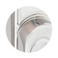 Фурнитура защитная Rostex DECOR R fix-mov DIN Plate 72мм хром полированный 23мм 40-45мм 4клас Ovalne/Baryt CR комплект