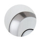Фурнитура защитная ROSTEX UNIVERSAL R fix-mov DIN PLATE 85мм нерж.сталь мат 22мм 38-55мм 3клас Ovalne/Baryt NEREZ MAT комплект