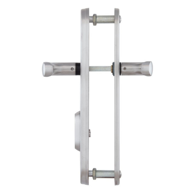 Фурнитура защитная ROSTEX UNIVERSAL R mov-mov DIN PLATE 85мм нерж.сталь мат 22мм 38-55мм 3клас Baryt NEREZ MAT комплект