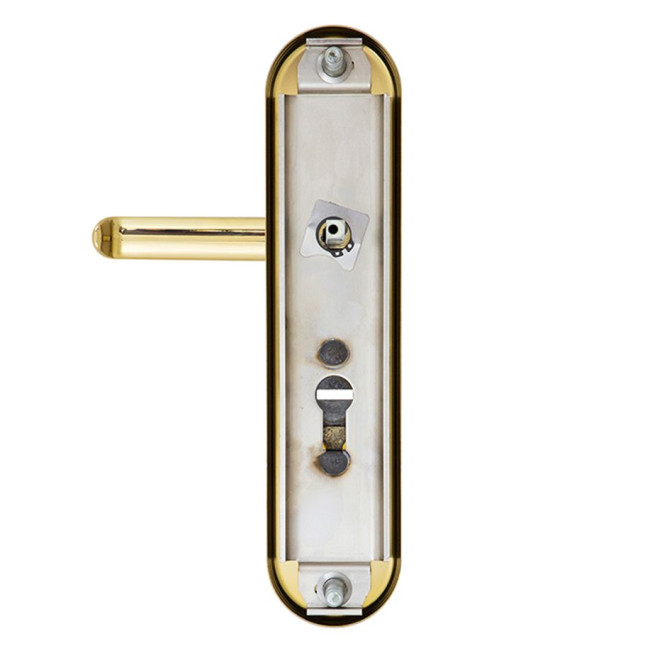 Фурнитура защитная Rostex UNIVERSAL R mov-mov DIN Plate 85мм титан PVD 22мм 38-55мм 3клас Baryt TI комплект