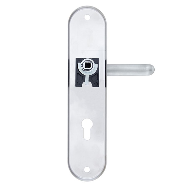 Фурнитура защитная Rostex UNIVERSAL R fix-mov DIN Plate 90мм хром мат 22мм 38-55мм 3клас Ovalne/Baryt CR MAT комплект