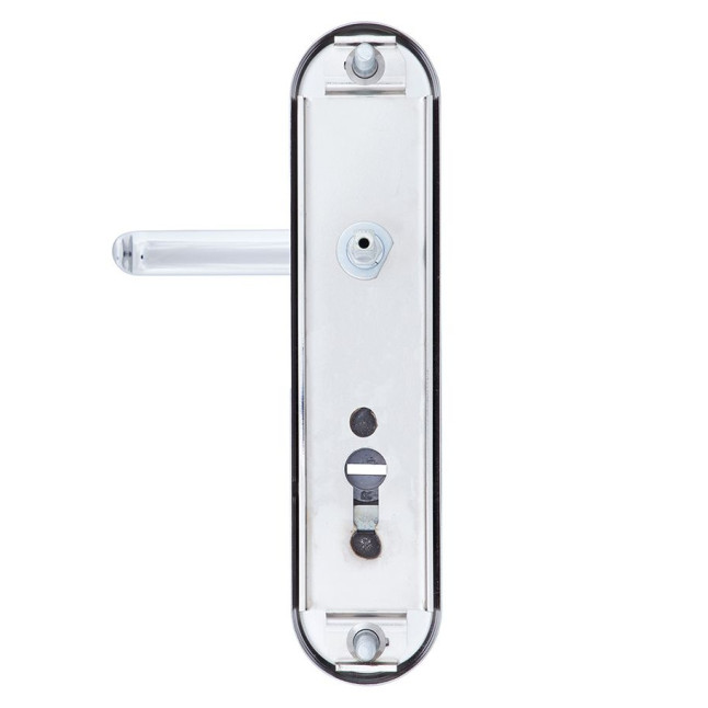 Фурнитура защитная Rostex UNIVERSAL R mov-mov DIN Plate 90мм хром полированный 22мм 38-55мм 3клас Baryt CR комплект