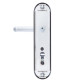 Фурнитура защитная Rostex UNIVERSAL R mov-mov DIN Plate 90мм хром полированный 22мм 38-55мм 3клас Baryt CR комплект