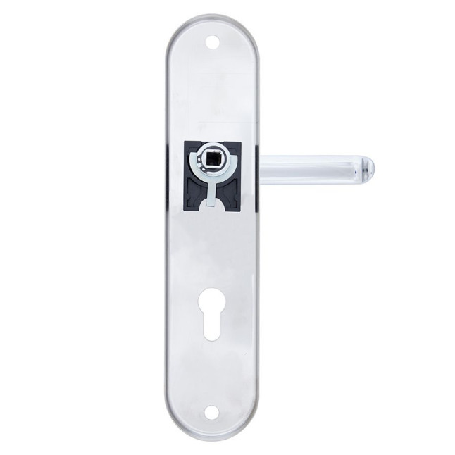 Фурнитура защитная Rostex UNIVERSAL R mov-mov DIN Plate 90мм хром полированный 22мм 38-55мм 3клас Baryt CR комплект