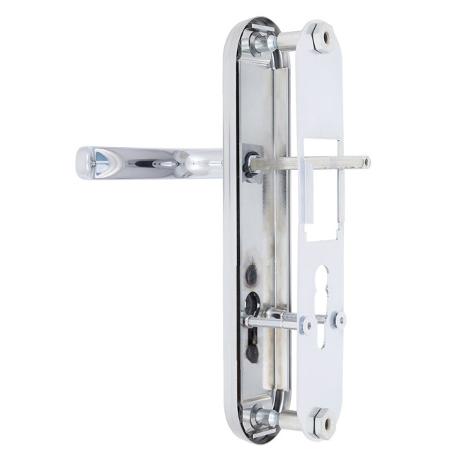 Фурнитура защитная Rostex UNIVERSAL R mov-mov DIN Plate 72мм хром полированный 22мм 38-55мм 3клас Baryt CR комплект