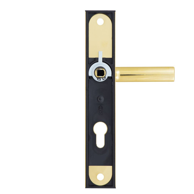 Фурнітура захисна ROSTEX R1/R4 R fix-mov DIN PLATE 90мм Титан_PVD 22мм 38-55мм 3клас Hranate/804 TI Комплект