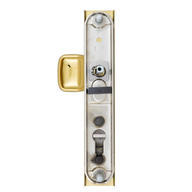 Фурнітура захисна ROSTEX R1/R4 R fix-mov DIN PLATE 90мм Титан_PVD 22мм 38-55мм 3клас Hranate/804 TI Комплект