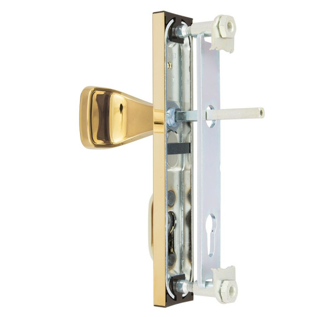 Фурнітура захисна ROSTEX R1/R4 R fix-mov DIN PLATE 90мм Титан_PVD 22мм 38-55мм 3клас Hranate/804 TI Комплект