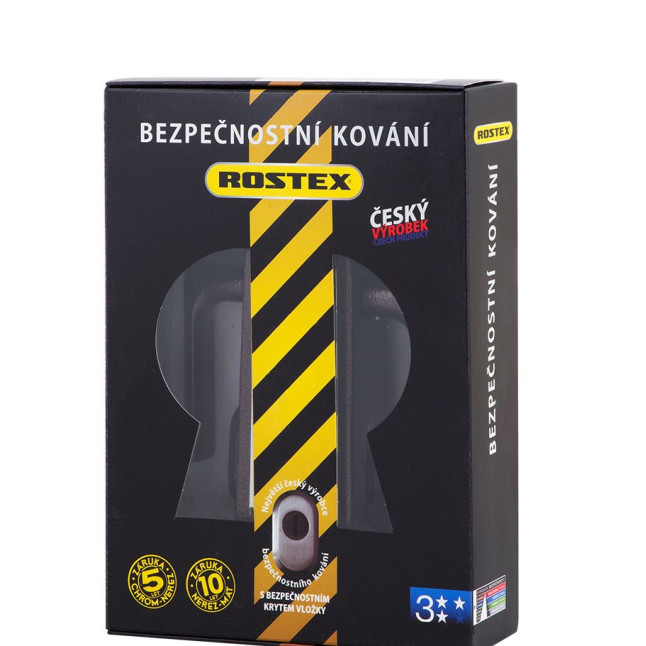 Фурнитура защитная Rostex R1/R4 R mov-mov DIN Plate 72мм краска коричневая антик 22мм 38-55мм 3клас 804 Brown комплект