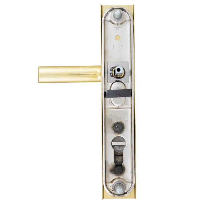 Фурнитура защитная Rostex R1/R4 R mov-mov DIN Plate 72мм титан PVD 22мм 38-55мм 3клас 804 TI комплект