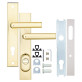Фурнитура защитная Rostex R1/R4 R mov-mov DIN Plate 72мм титан PVD 22мм 38-55мм 3клас 804 TI комплект