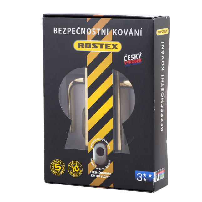 Фурнитура защитная Rostex R1/R4 R mov-mov DIN Plate 72мм титан PVD 22мм 38-55мм 3клас 804 TI комплект