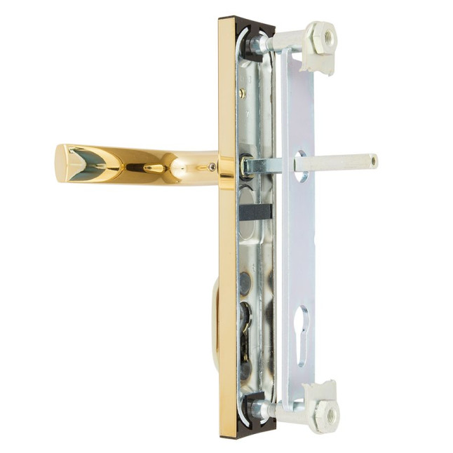 Фурнитура защитная Rostex R1/R4 R mov-mov DIN Plate 90мм титан PVD 22мм 38-55мм 3клас 804 TI комплект