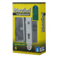 Фурнитура защитная Rostex OZDOBNA R fix-mov DIN Plate 72мм хром мат 22мм 40-45мм 3клас Ovalne/Ozdobna CR MAT комплект, права