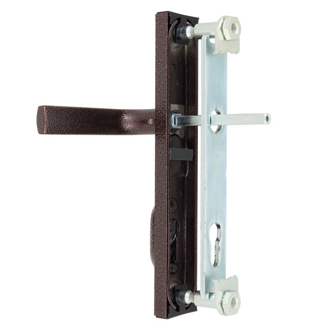 Фурнитура защитная Rostex R1/R4 R mov-mov DIN Plate 85мм краска коричневая антик 22мм 38-55мм 3клас 804 Brown комплект
