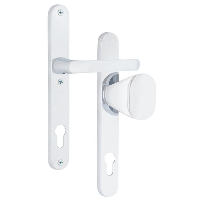 Фурнитура защитная ROSTEX PROFILE PRO Z fix-mov DIN PLATE 92мм хром полированный 19,5 мм 57-62мм Ovalne/Baryt CR комплект