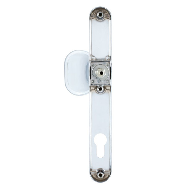 Фурнитура защитная ROSTEX PROFILE PRO Z fix-mov DIN PLATE 92мм хром полированный 19,5 мм 57-62мм Ovalne/Baryt CR комплект