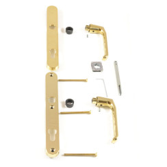 Фурнитура защитная Rostex PROFILE Z mov-mov PZ Plate 92мм титан PVD 57-62мм Baryt TI комплект