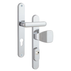 Фурнитура защитная ROSTEX PROFILE PRO Z fix-mov DIN PLATE 72мм хром полированный 19,5 мм 40-45мм Hranate/Exlcusive CR комплект