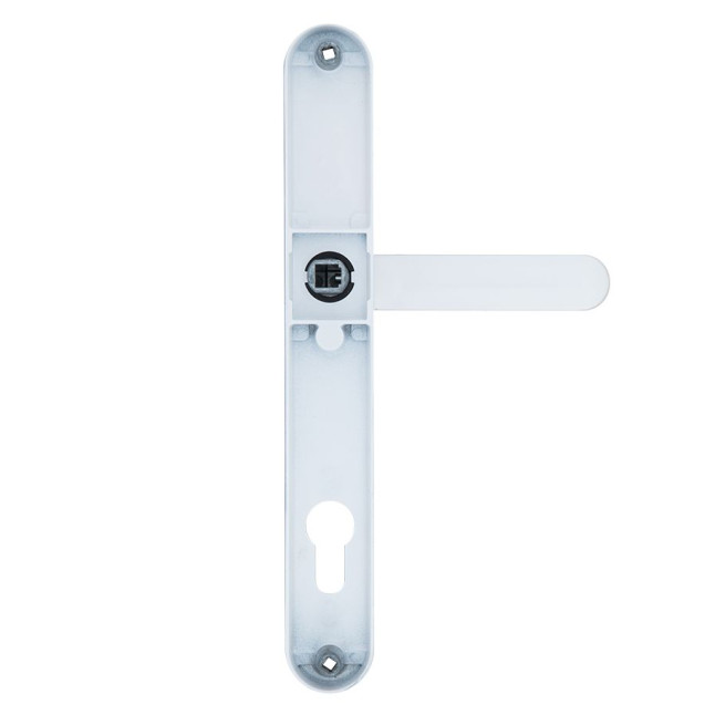 Фурнитура защитная ROSTEX PROFILE PRO Z mov-mov DIN PLATE 92мм краска белая 19,5 мм 42-48мм Exlcusive WHITE комплект