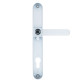 Фурнитура защитная ROSTEX PROFILE PRO Z mov-mov DIN PLATE 92мм краска белая 19,5 мм 42-48мм Exlcusive WHITE комплект