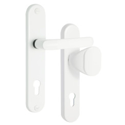 Фурнитура защитная ROSTEX 802/О R fix-mov PZ PLATE 85мм краска белая 58-61мм 3клас Hranate/Baryt WHITE комплект