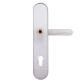 Фурнитура защитная ROSTEX FORTE RX-50 fix-mov DIN PLATE 90мм нерж.сталь мат 22мм 40-50мм 3клас Forte/Solid NEREZ MAT комплект