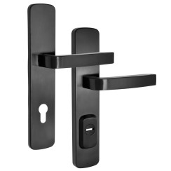 Фурнитура защитная ROSTEX *ASTRA RX-50 mov-mov DIN PLATE 90мм краска черная 22мм 40-50мм 3клас Astra BLACK MAT 