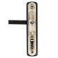 Фурнитура защитная ROSTEX *ASTRA RX-50 mov-mov DIN PLATE 90мм краска черная 22мм 40-50мм 3клас Astra BLACK MAT 