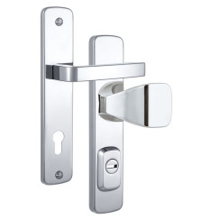 Фурнитура защитная ROSTEX *ASTRA R fix-mov DIN PLATE 85мм хром полированный 22мм 38-55мм 3клас Astra CR комплект