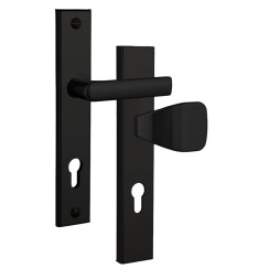 Фурнитура защитная ROSTEX 802 R fix-mov PZ PLATE 85мм краска черная 71-85мм 3клас Hranate/804 BLACK MAT комплект