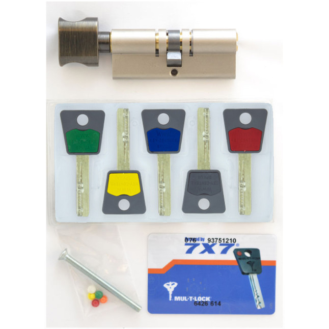 Циліндр MUL-T-LOCK DIN_KT 7x7 100 NST 45x55T TO_ABR CAM30 5KEY DND77_GREY_INS 0767 BOX_C