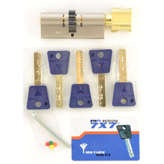 Циліндр MUL-T-LOCK DIN_KT 7x7 115 NST 65x50T TO_SB CGW 5KEY DND77_GREY_INS 0767 BOX_S