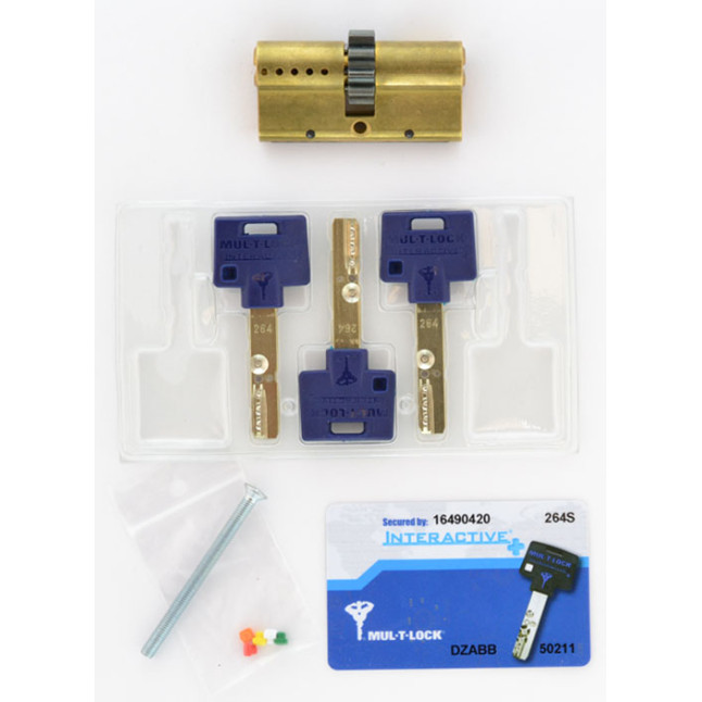 Циліндр MUL-T-LOCK DIN_KK XP *INTERACTIVE+ 95 EB 45x50 CGW 3KEY DND3D_BLUE 264S+ BOX_S