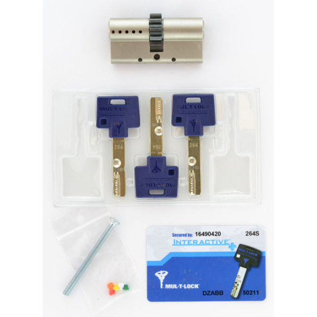Циліндр MUL-T-LOCK DIN_KK XP *INTERACTIVE+ 90 NST 35x55 CGW 3KEY DND3D_BLUE 264S+ BOX_S