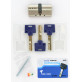Циліндр MUL-T-LOCK DIN_KK XP *INTERACTIVE+ 90 NST 35x55 CGW 3KEY DND3D_BLUE 264S+ BOX_S