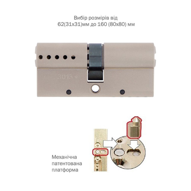 Циліндр MUL-T-LOCK DIN_KK XP *INTERACTIVE+ 90 NST 45Lx45 CAM30 FLEX_CONTROL 3KEY+1KEY+1KEY+1KEY DND3D_BLUE_INS 264S+ BOX_S