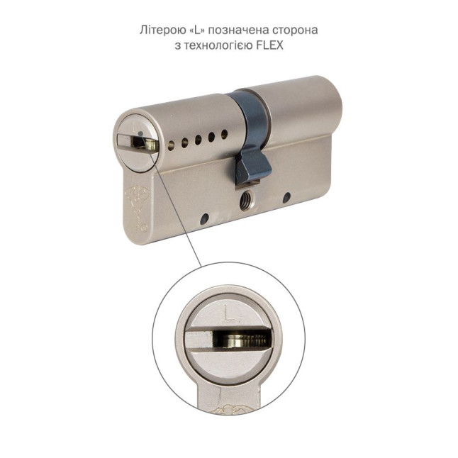 Циліндр MUL-T-LOCK DIN_KK XP *INTERACTIVE+ 90 NST 45Lx45 CAM30 FLEX_CONTROL 3KEY+1KEY+1KEY+1KEY DND3D_BLUE_INS 264S+ BOX_S