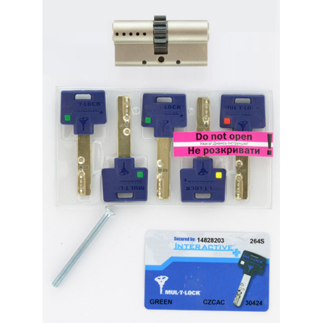 Циліндр MUL-T-LOCK DIN_KK XP *INTERACTIVE+ 95 NST 45x50 CGW 3in1 3KEY+1KEY+1KEY DND3D_BLUE_INS 264S+ BOX_S Циліндр MUL-T-LOCK DIN_KK XP *INTERACTIVE+ 95 NST 45x50 CGW 3in1 3KEY+1KEY+1KEY DND3D_BLUE_INS 264S+ BOX_S