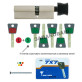 Цилиндр Mul-t-lock DIN KT 7x7 95 NST 45x50T TO BE CAM30 VIP CONTROL 1KEY+5KEY DND77 GREY INS 0767 BOX C